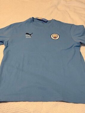 Puma Manchester City Light Blue Short Sleeve Tee